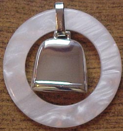 silver teething ring